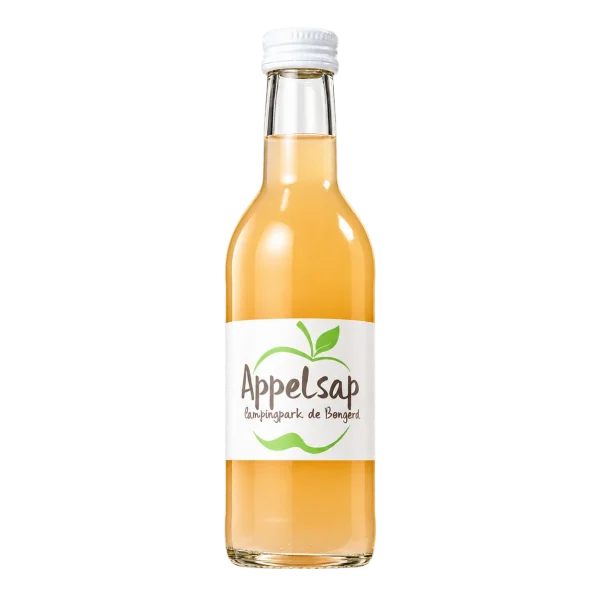 Water Concepts - Flesje Appelsap met logo en etiket