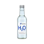 Water Concepts - Glazen fles water met logo en etiket