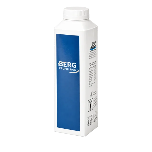 Water Concepts - kartonnen fles water met logo en bedrukking